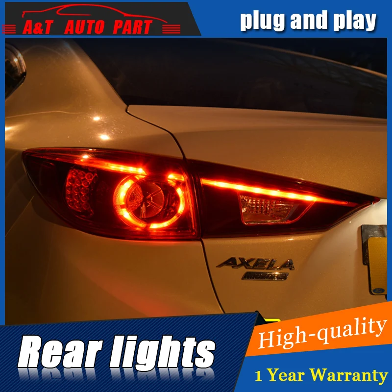 Автомобильный Стайлинг светодиодный светодиодная задняя фара для Mazda 3 AXELA задний