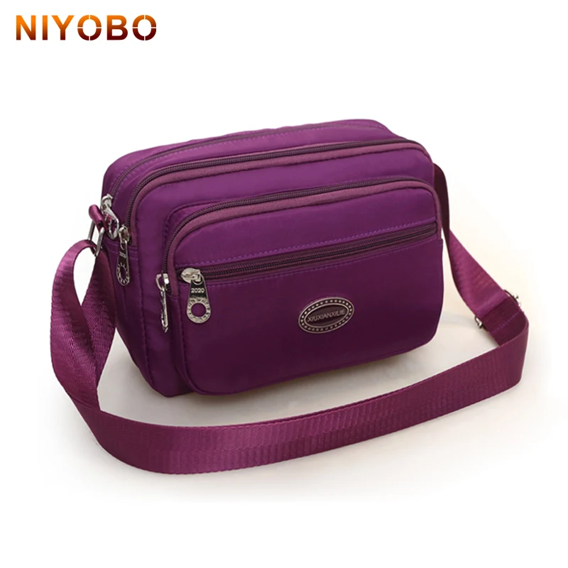 NIYOBO повседневная женская сумка-мессенджер водонепроницаемая холщовая сумка