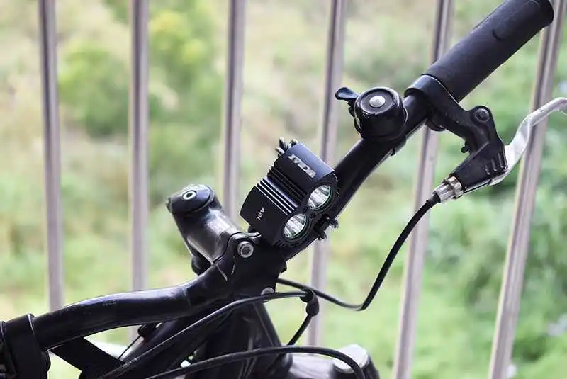 WasaFire велосипедный фонарь 2 * XML T6 светодиодный передний MTB фонарик