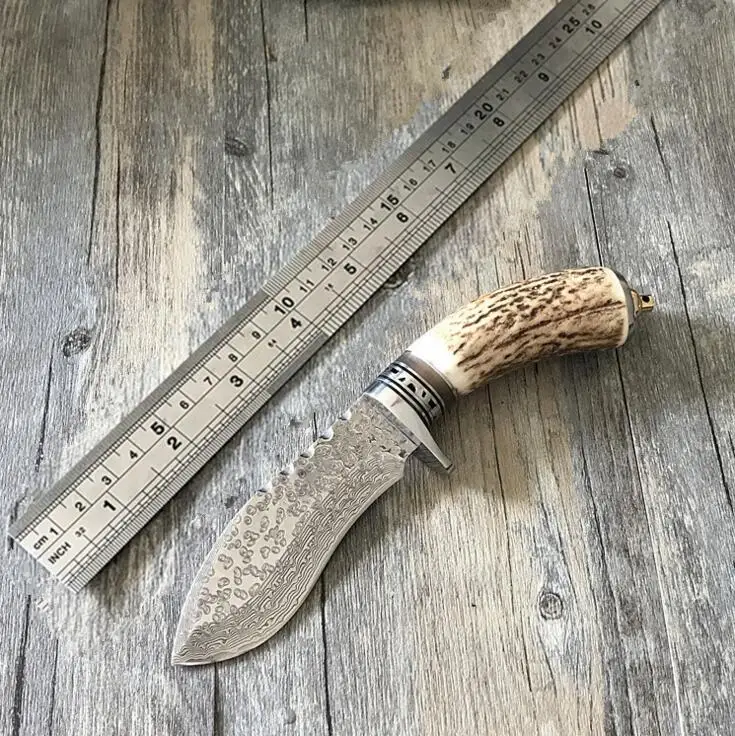 Уличный нож PSRK чистый ручной дамасский стальной с узором подарок коллекция ручка