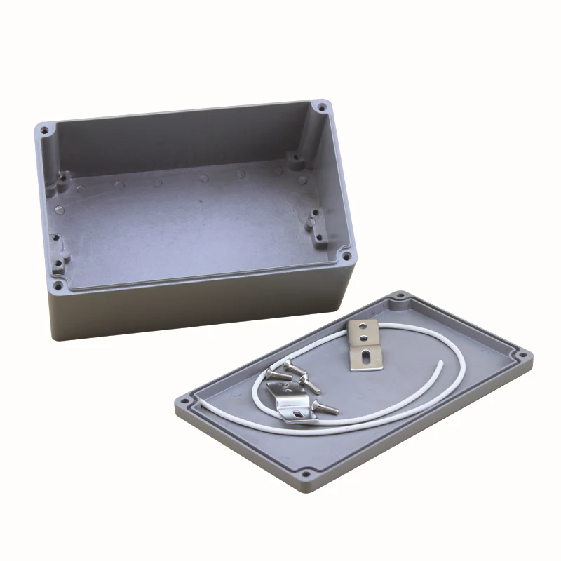 

Free Shipping Factory Supply Rectangle Waterproof And Dustproof IP67 Aluminium Electric Box 188*120*78mm