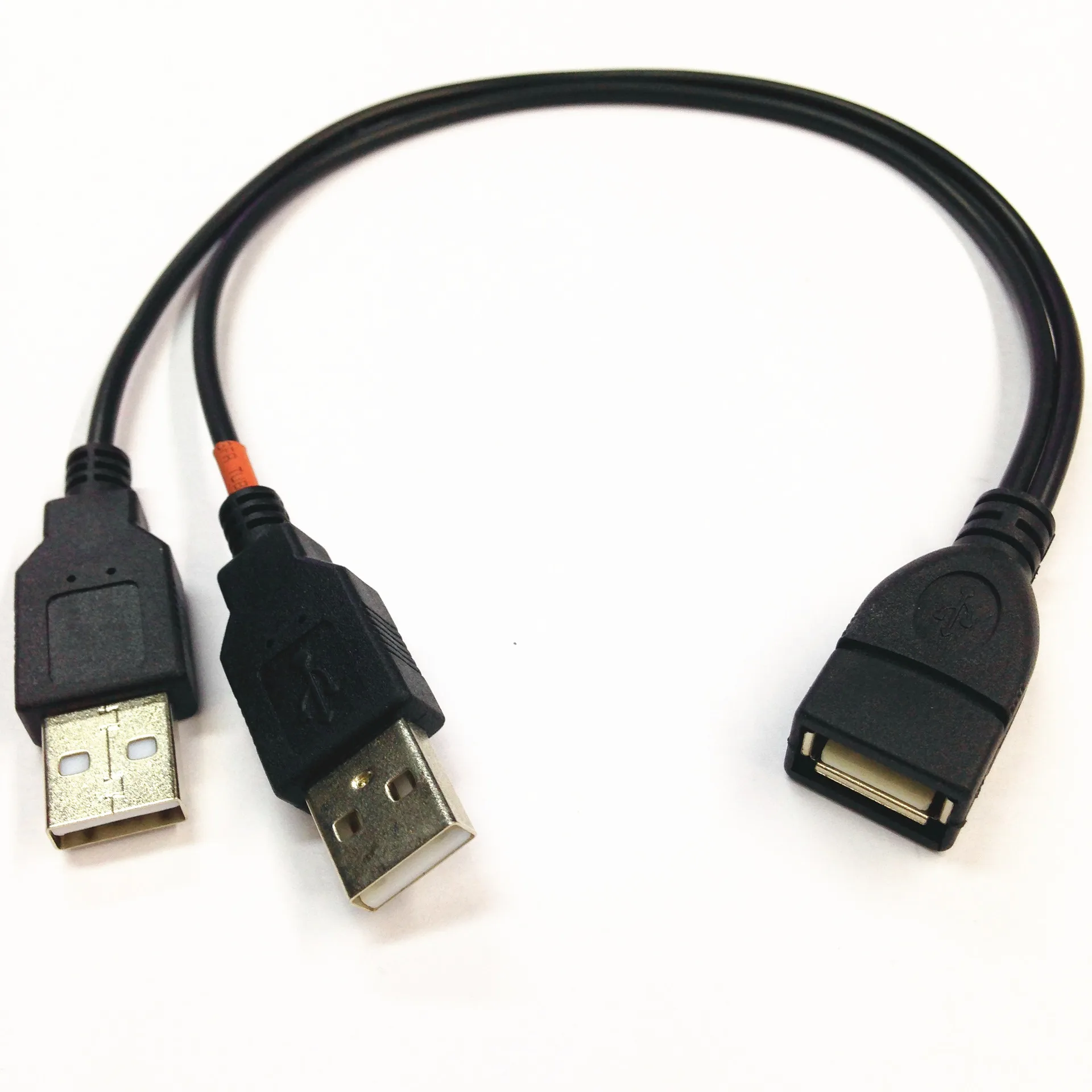 USB 2 0 A гнездовой разъем к двойным гнезду Y сплиттер концентратор адаптер кабель |