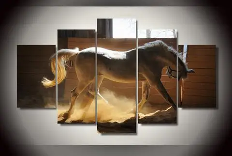 

Unframed horse painting modern home decor wall art canvas picture for living room decor print Painting on canvas art