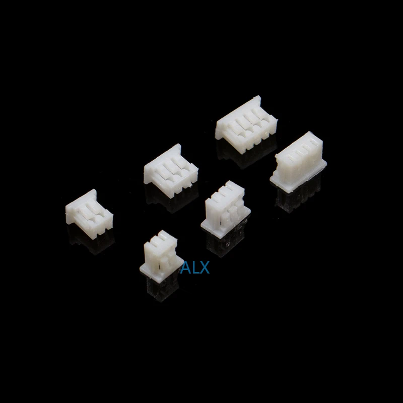 50pcs JST1.25 connector 1.25MM PITCH FEMALE HOUSING Plastic Shell Plug 2P/3P/4P/5P/6P/7P/8P/9P/10P/11P/12P FOR PCB BOARD jst |