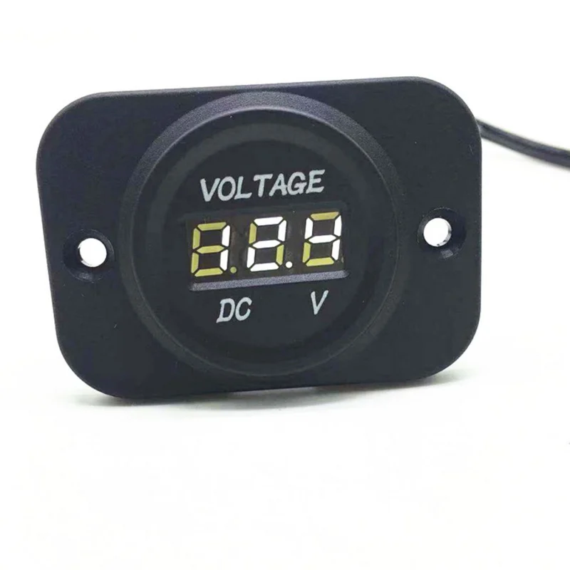 

2019 Car Motorcycle Yacht Car Voltmeter Measuring Range 5-30v Voltmeters