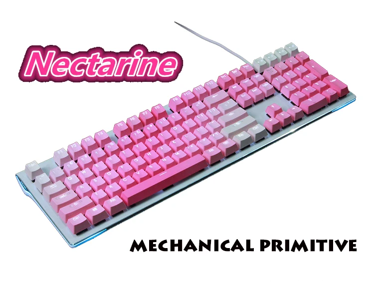 MP 104/108 клавиши PBT двойной цвет Радуга инъекции колпачки OEM высота для Cherry MX переключатели Механическая игровая клавиатура колпачки