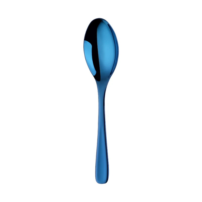 1pcs Salad Spoon 1 шт. большой размер из нержавеющей стали высокого качества посуда сервировочные ложки и вилка для салата переливчатая Радуга 8 цветов кухонные принадлежности - Цвет: 1pcs Salad Spoon