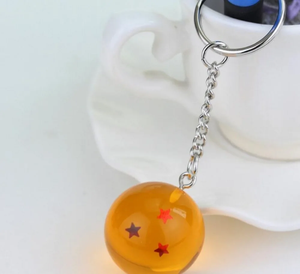 New Dragon Ball Z 7 Stars Balls 2.7cm PVC Figures Toys Keychain Pendant Star Keyring Cartoon Fans For Gifts | Игрушки и хобби