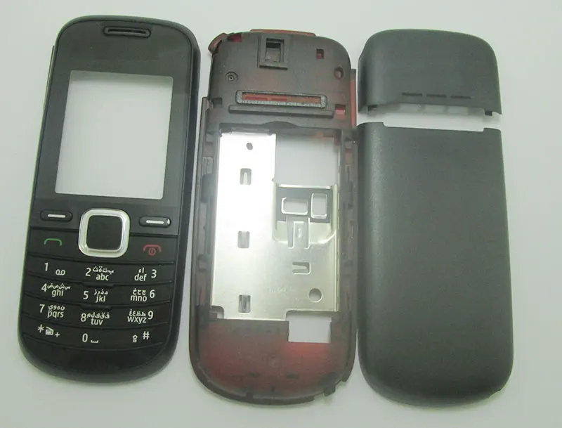 Черная полная оболочка корпуса Крышка и клавиатура для nokia 1680 корпус Корпус рамка