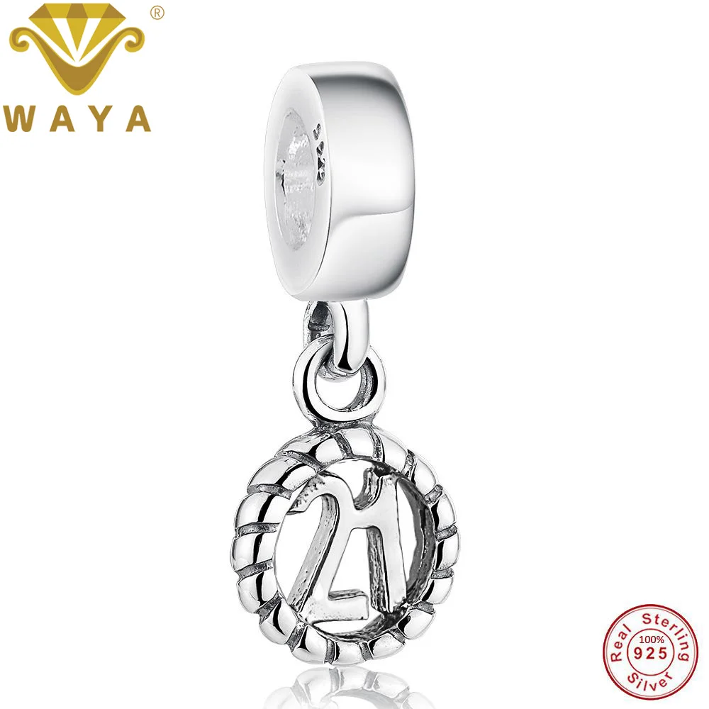 Waya Ювелирные украшения стерлингового серебра 925 Шарм номер 21 кулон Талисманы