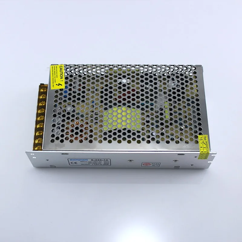 DC12V 20A 250 Вт AC85V-265V импульсный источник питания высококачественный светодиодный драйвер для блок питания светодиодной ленты адаптер питания