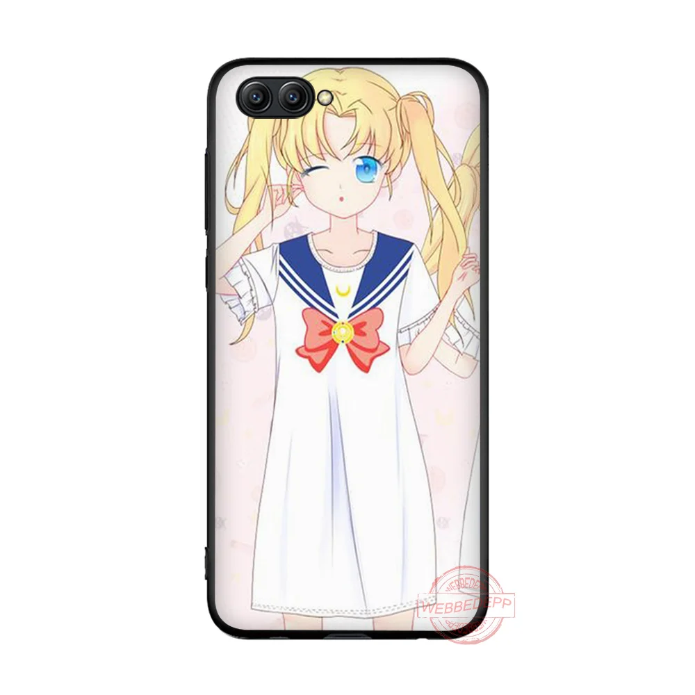 WEBBEDEPP Anime Sailor Moon TPU phone case for Honor 6A 7A 2GB/3GB Pro 7C 7X 8X 8C 9 10 Note10 8 Lite |