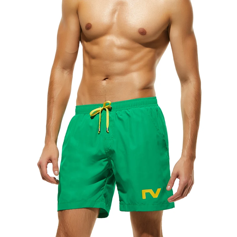 Брендовые мужские спортивные штаны пляжные шорты для плавания эластичные бега