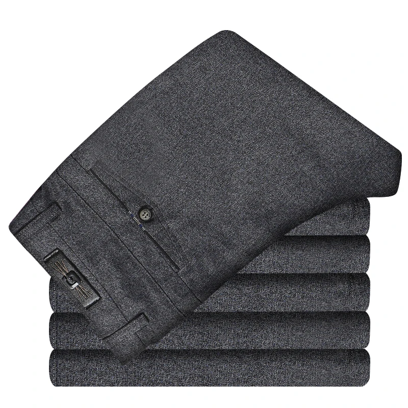 2017 летние тонкие мужские брюки среднего возраста деловые повседневные из