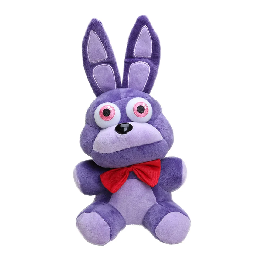25cm purple bonnie 15 см-45 см Five Nights at Freddy's плюшевые игрушки FNAF кошмар красный Foxy Freddy Fazbear плюшевый брелок-подвеска мягкая кукла - Цвет: 25cm purple bonnie