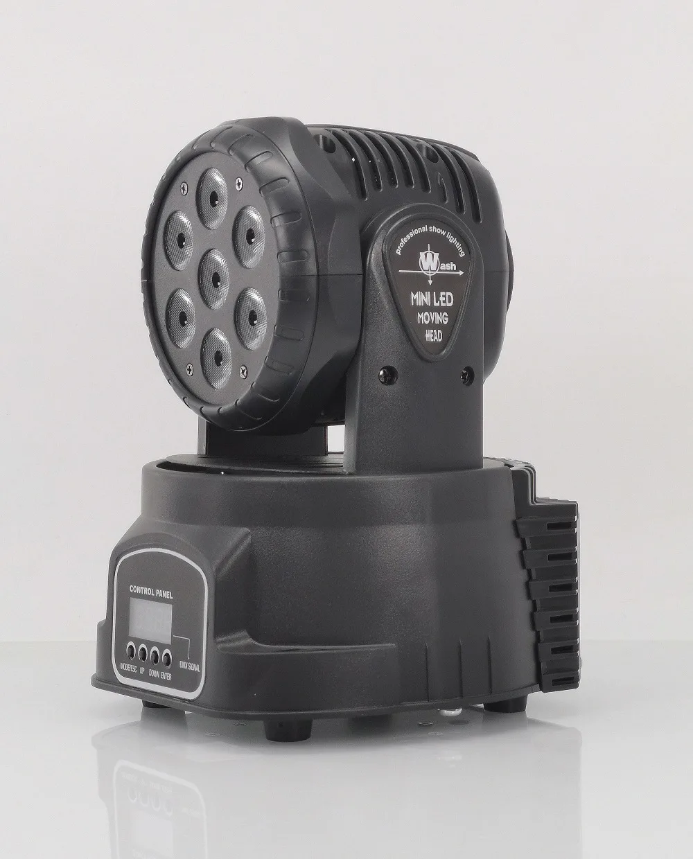 7x10w mini moving head lights rgbw 4in1 beam moving head light dmx512 professional stage disco equipment