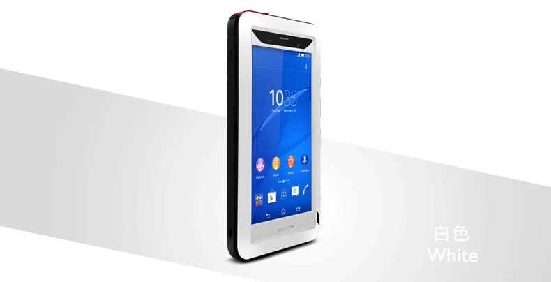 Мощный водонепроницаемый чехол Gorilla glass для sony Xperia 10 Plus 1 XZ3 XZ2 XZ1 XZ Premium XA XA1 XA2 Z3 Z5 X Металлический Алюминиевый Чехол