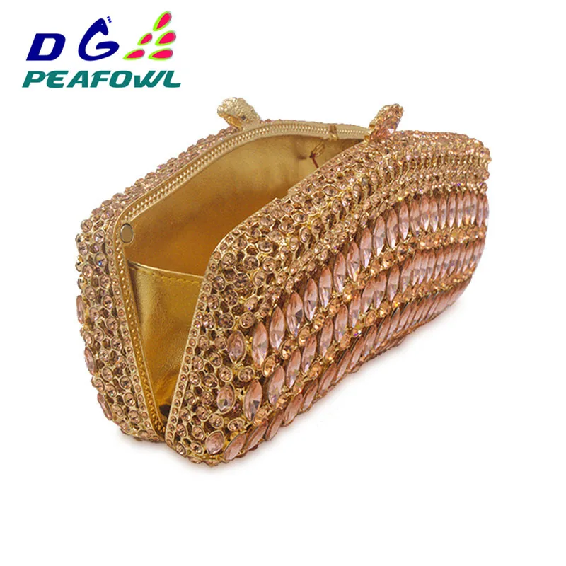 Яркие женские золотые вечерние сумки с кристаллами серебряная женская свадебная