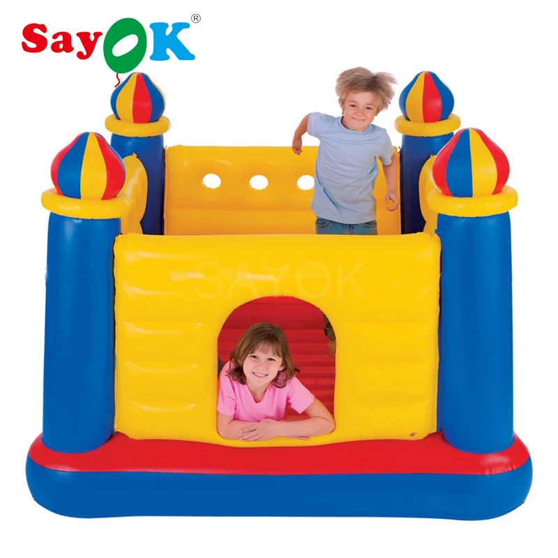

Inflatable Bouncer Small Bouncy Inflatable Trampoline Children Gift Kid's Toy Household Outdoor Use