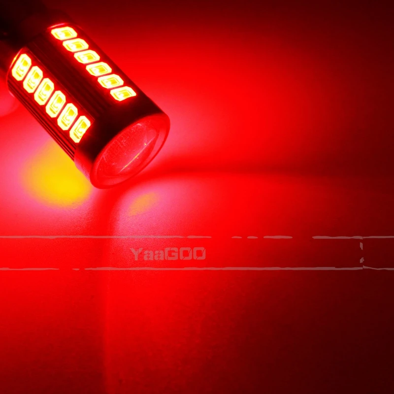 YaaGoo H16 5202 5201 светодиодный лампы 33SMD красный автомобиль грузовик туман светильник |