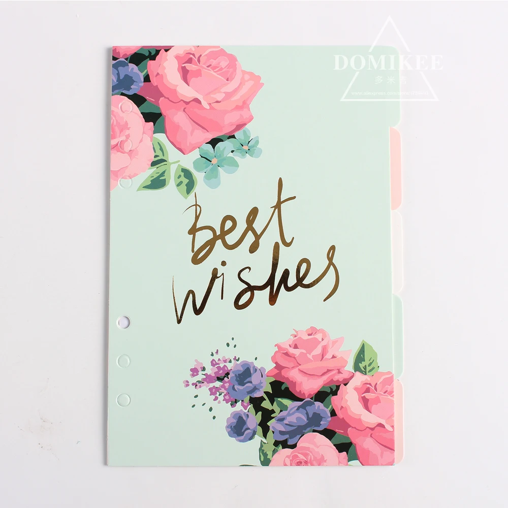 Новинка 2019 года мультяшная фотобумага для спиральных блокнотов индексная бумага