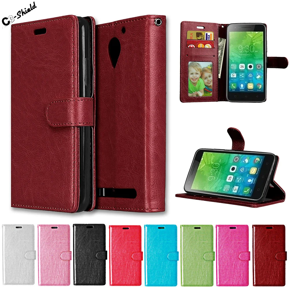 Флип чехол для Lenovo Vibe C2 C 2 K10a40 K10 a40 с фоторамкой бумажник телефона кожаный K10a 40