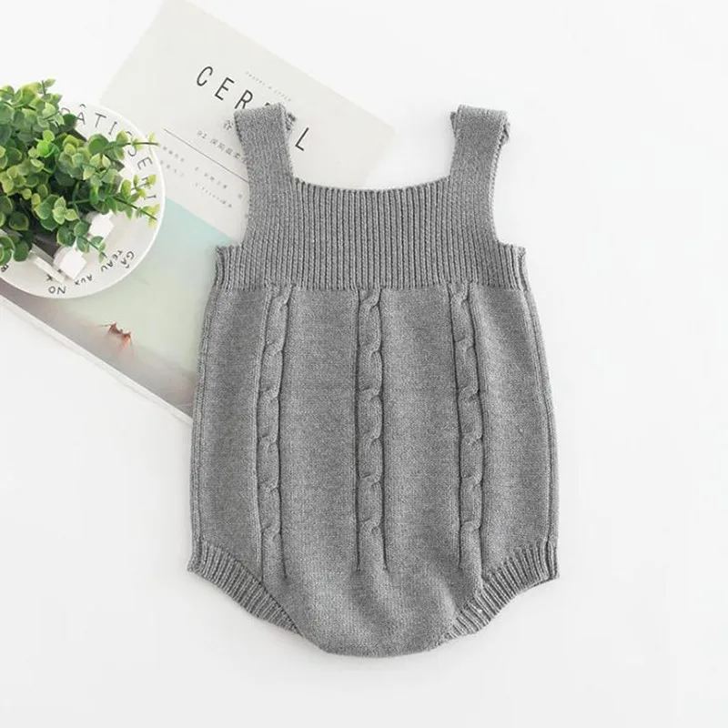 Однотонное хлопковое боди без рукавов для малышей одежда маленьких мальчиков