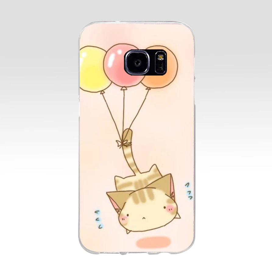 9 68A милые имбирь для пиццы с бантом, с рисунком кота, для kawaii силиконовый чехол-накладка из мягкого ТПУ для Samsung Galaxy s6 s6 s7 edge s8 s9 plus - Цвет: 9