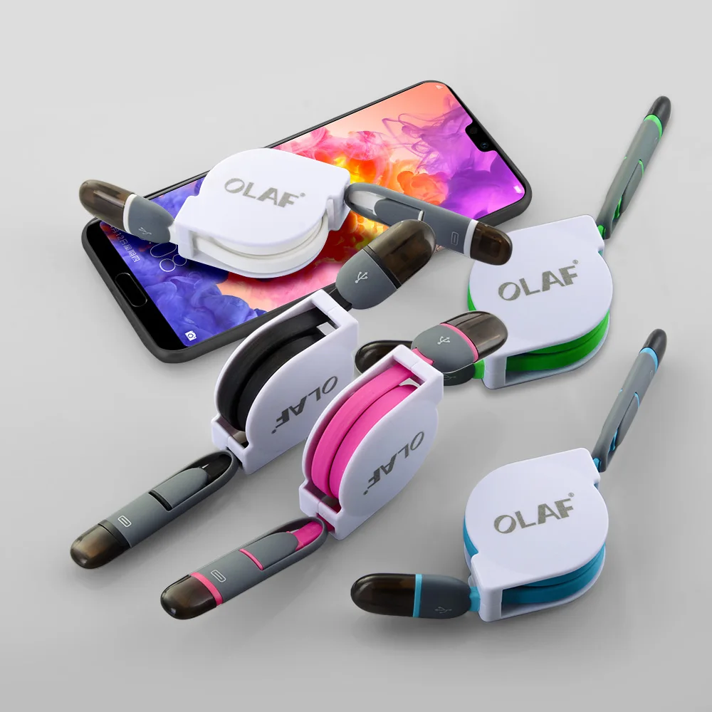 2 в 1 микро USB Выдвижной кабель для iPhone X XS портативный зарядный кабель для samsung huawei Xiaomi Мобильный телефон зарядное устройство кабель