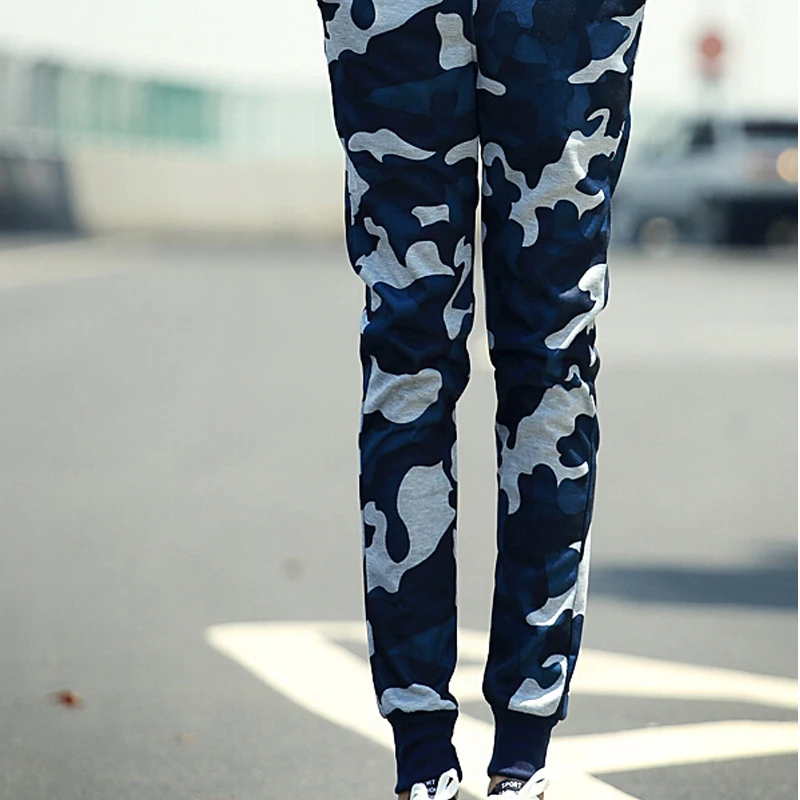 Мужские Повседневные Брюки Army Green Военные Бегунов Камуфляж Сжатия Одежды