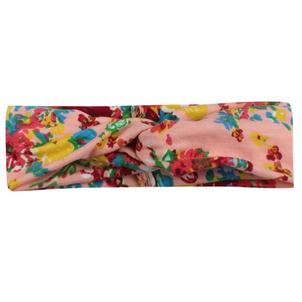 Женская повязка на голову с узлом эластичный обруч для головы тюрбан волос