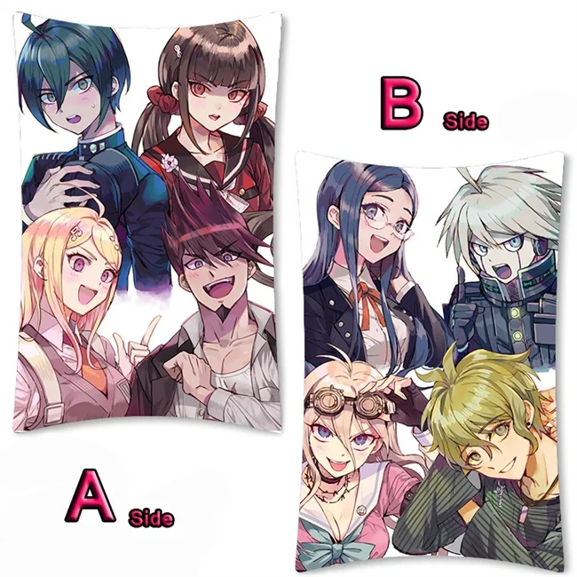 02 Аниме Danganronpa V3 Akamatsu kaede ouma kokichi Dakimakura обнимающий тело Чехол для подушки Otaku наволочка подарки 35x55 см - Цвет: 02