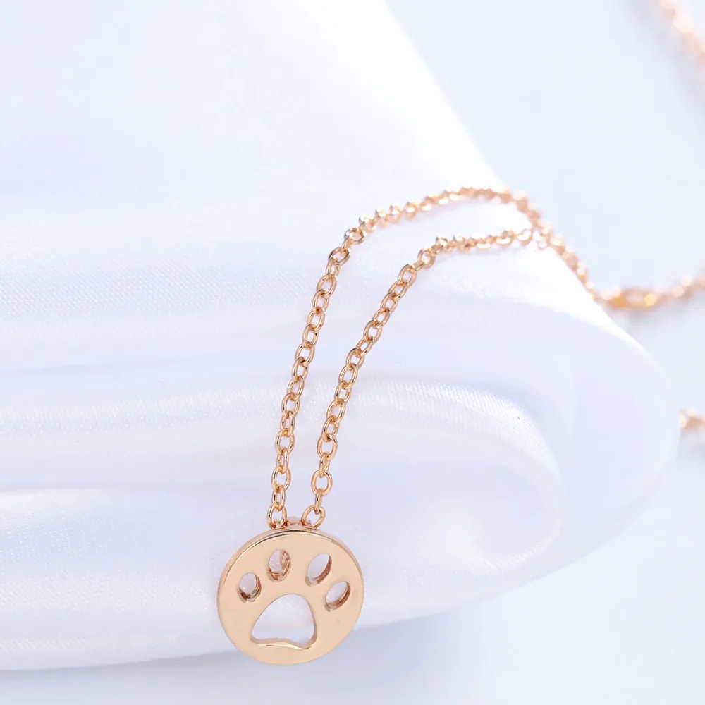 Ожерелье в виде собачьей лапы Cxwind Очаровательное ожерелье с животными подвески