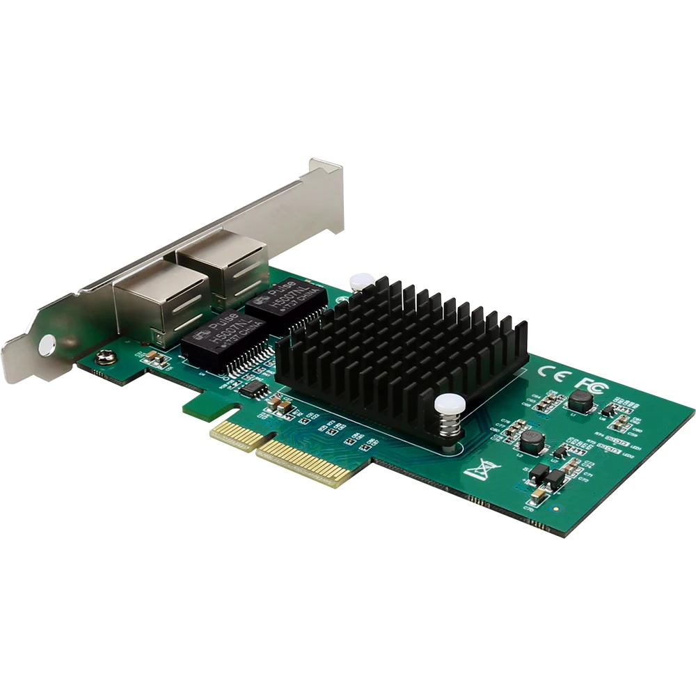 DIEWU RJ45 lan Сетевой кабель Gigabit 10/100/1000 Мбит/с 1G 82576 PCIe 4x сервер мини беспроводной