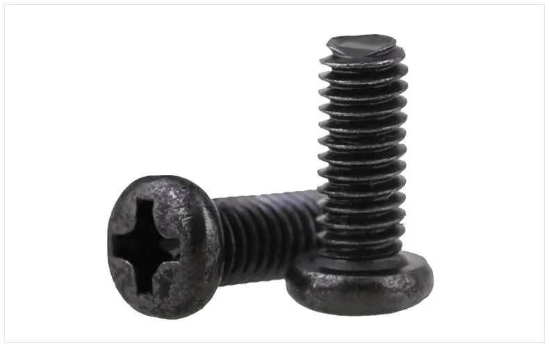 Round head screws carbon steel Cross black M2 M2.5 M3 M4 PM M3*5 M3*6 screw|Винты| |