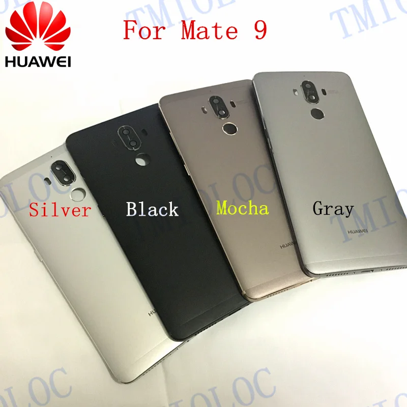 Металлический корпус на батарейке задняя крышка чехол для huawei mate 9 mate 9 5,9" с объективом камеры+ Кнопки громкости питания