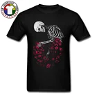 Черные футболки с изображением розы и скелета, зимние толстовки, высокое качество, футболки для бодибилдинга, крутые черные футболки для парней