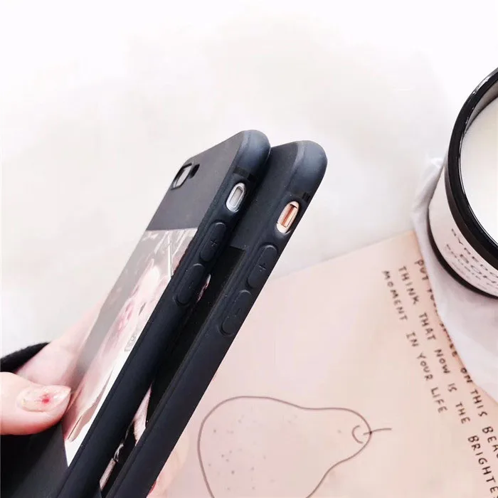 Забавный чехол с рисунком поросенка для iphone X 6 6S 5S 7 8 plus мягкие милые Чехлы пар