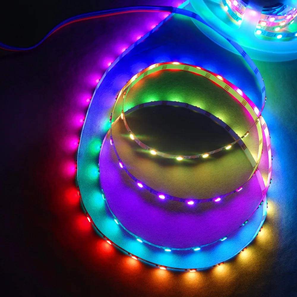 Модифицируемая 4 м 60 светодиодов s/m DC5V SK6812MINI 3535 полноцветная rgb светодиодная