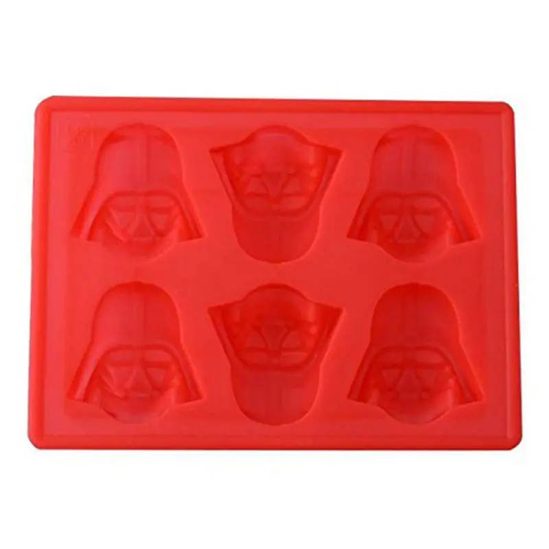 Lovely Star Wars Ice Tray Silicone Mold Ice Cube Tray Chocolate Mould Death Star Darth Vader R2D2 Hans Solo Falco