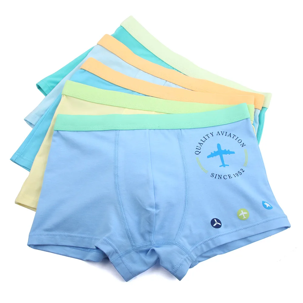 

5pcs/lot Children Underwear Boys Panties Cotton Boxer Children Briefs For Boy Shorts Baby Panties Kids Underwear 6-16 years