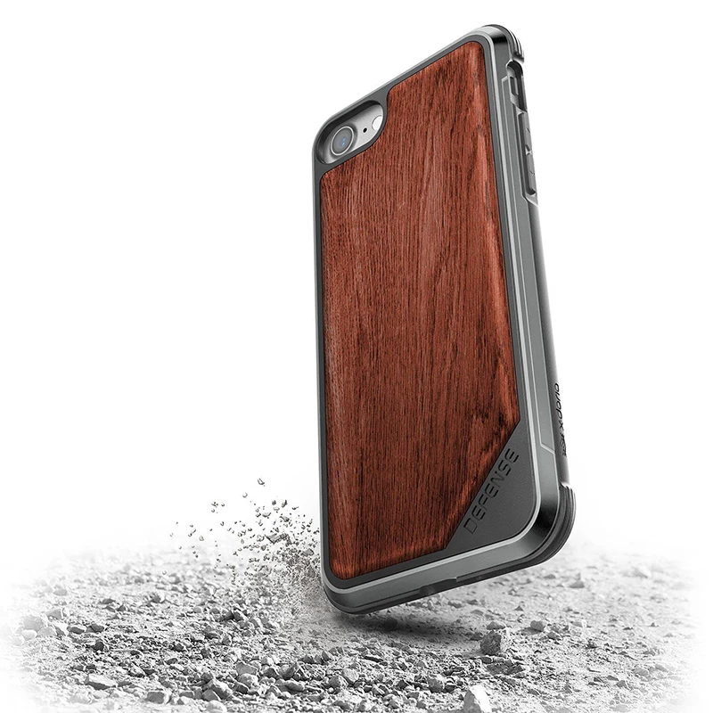 X Doria Defense Lux чехол для iPhone 7 8 Plus испытанный в стиле милитари телефона алюминиевый