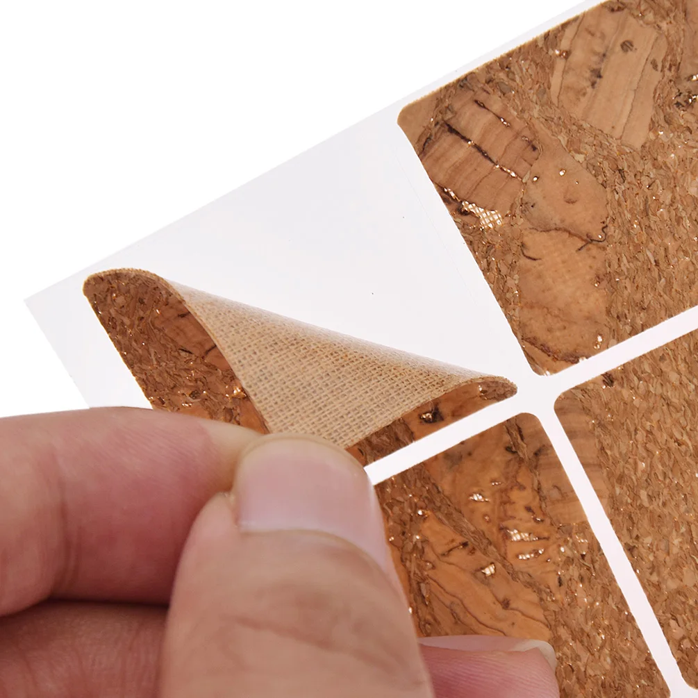DIY ручной работы мягкие пробковые этикетки самоклеющиеся наклейки DIY сумки для одежды декоративные бирки для аксессуаров