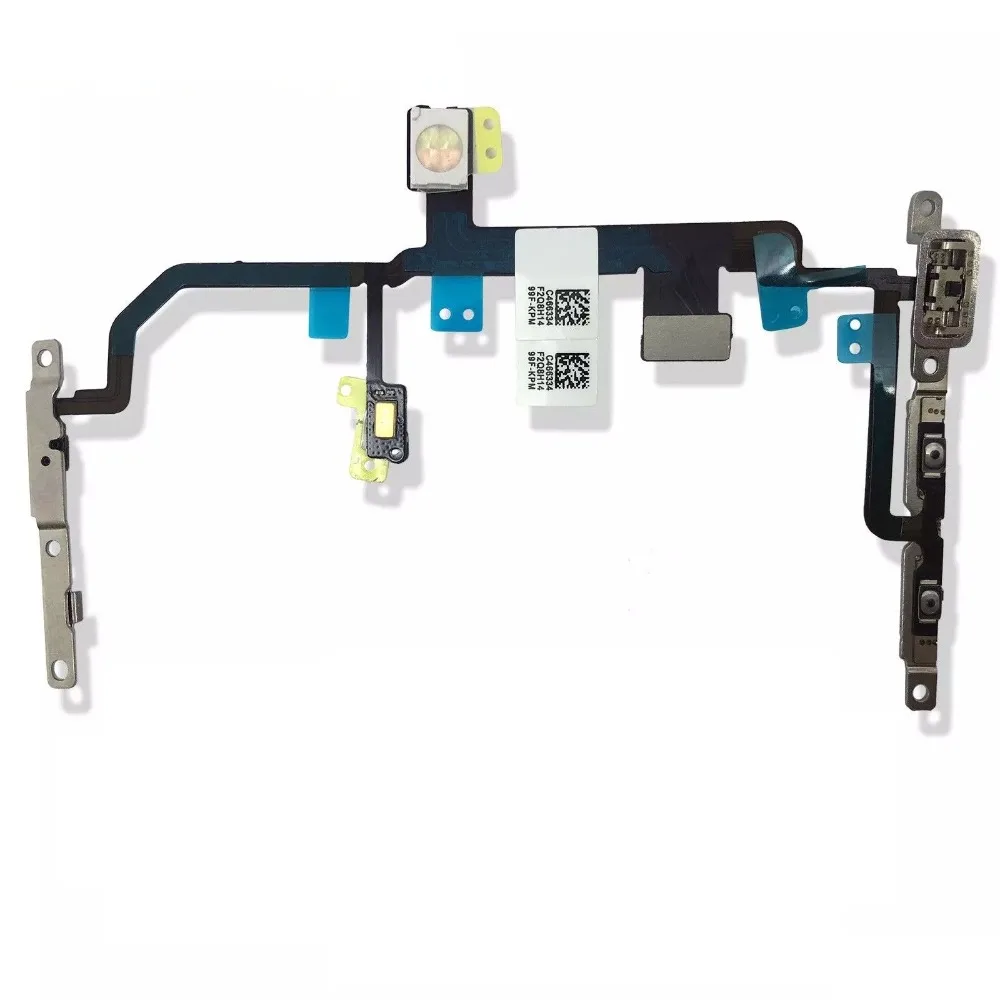 

For iPhone 8 Plus Power Flex Cable Volume Buttons & Mute Switch With Brackets