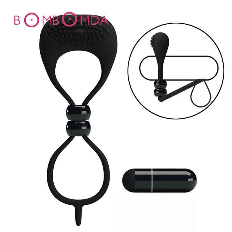 Вибраторы пенисы для мужчин кольцо пениса Стимулятор клитора интимные игрушки