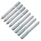 Uxcell 8-10 шт M8 M10 резьба вешалка болт с двойной головкой Самонарезающий винт длина 118 мм 80 мм 98 мм 100 мм для мебели