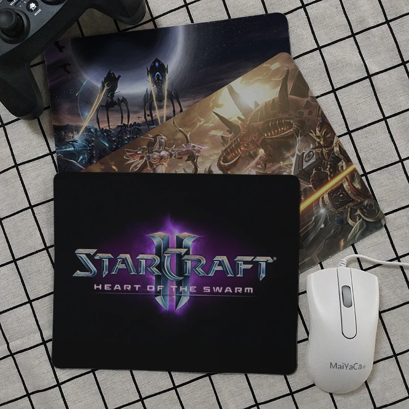 Высококачественный Прочный резиновый коврик для мыши Maiya игр StarCraft гладкий