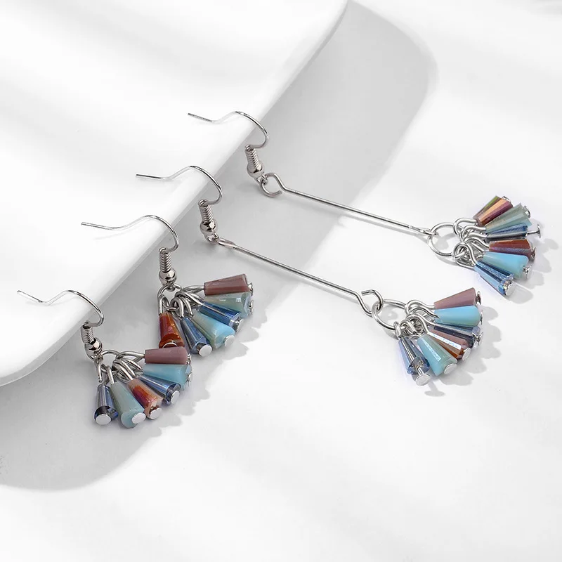 Имитация кристаллов серьги Модные ювелирные изделия Букле d'oreille Женские