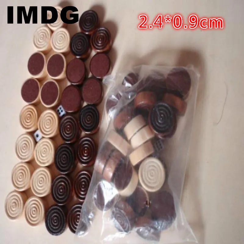 30 шт./компл. международная торговля продажа деревянных шахматных аксессуаров