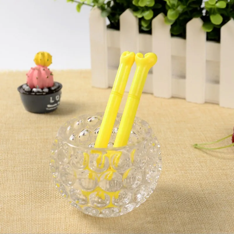 4 шт./лот милые цветные гелевые ручки для письма канцелярские принадлежности caneta